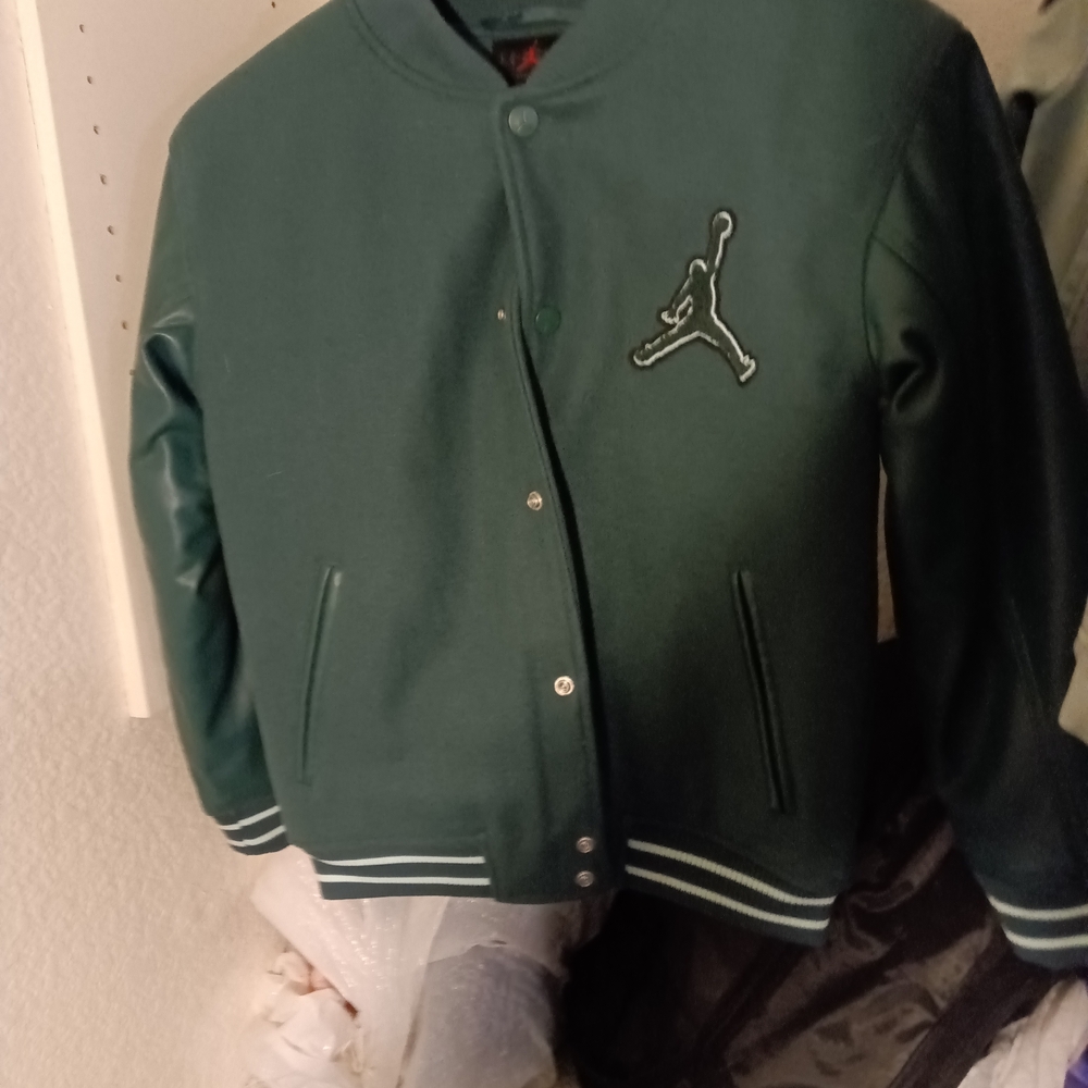 Jordan Green Varsity Jacket